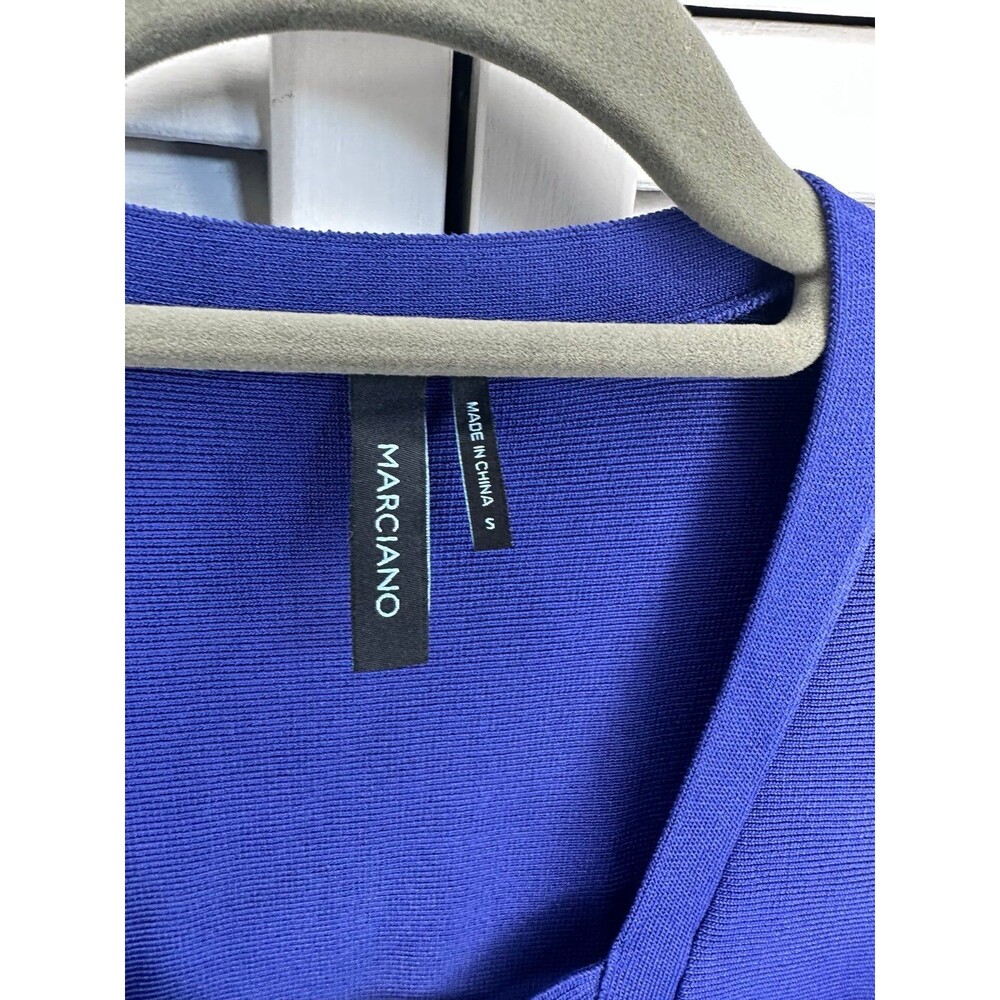 Marciano Blue Sleeveless Fit & Flare Dress Size S